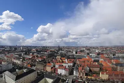 denmark from above