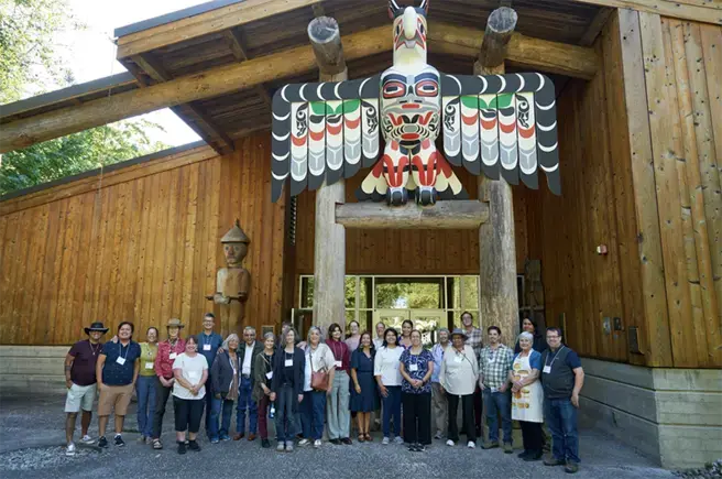 2023 gathering of SIAM Grant Partners and artists at House of Welcome