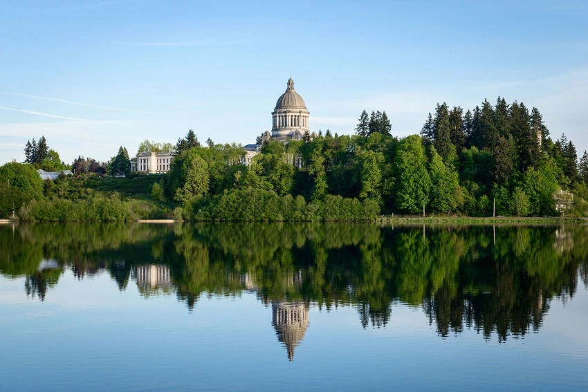Capitol Lake in Spring