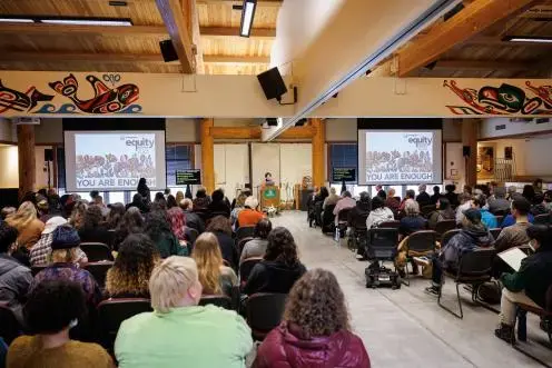 Equity Symposium opening Plenary in the House of Welcome