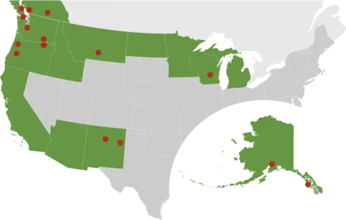 SIAM Grant Service Area